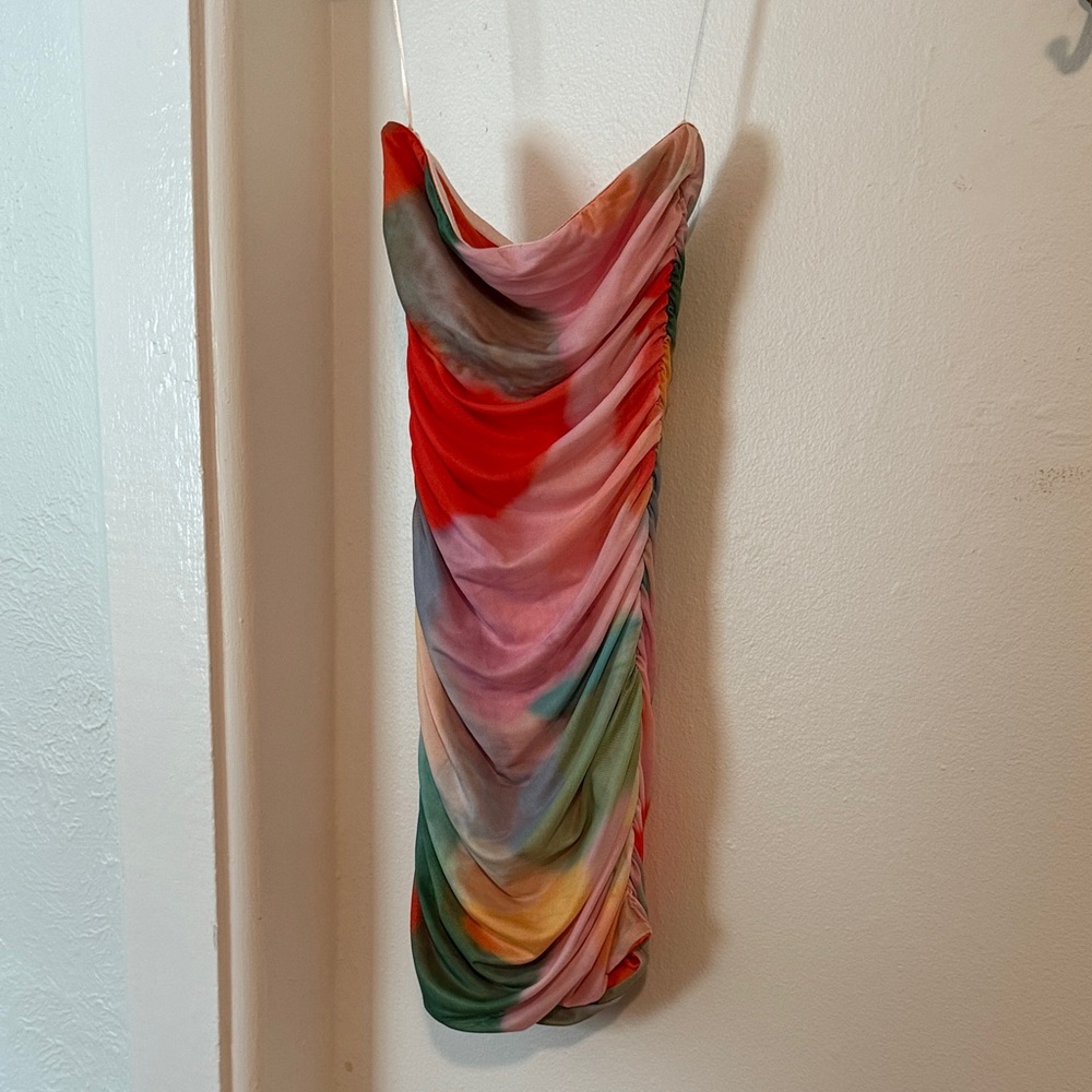 Princess Polly Multicolor Draped strapless Women's Dress